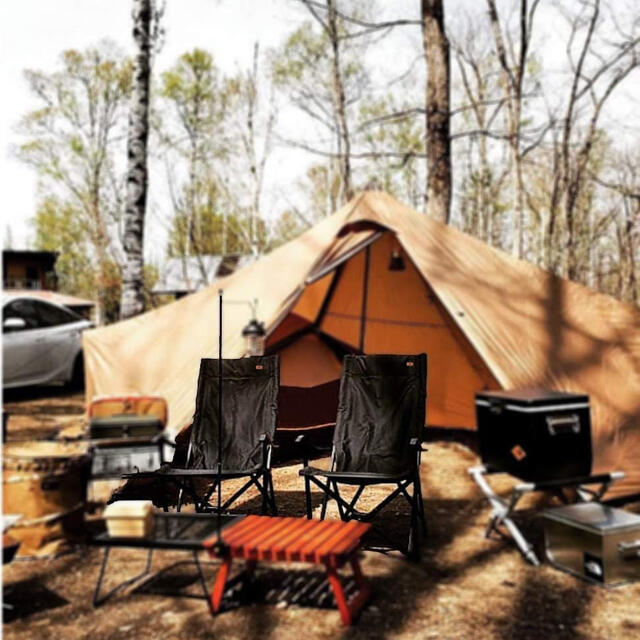 CAMPING MOON リラックスコットン焚火ローチェア F-1002C-CF