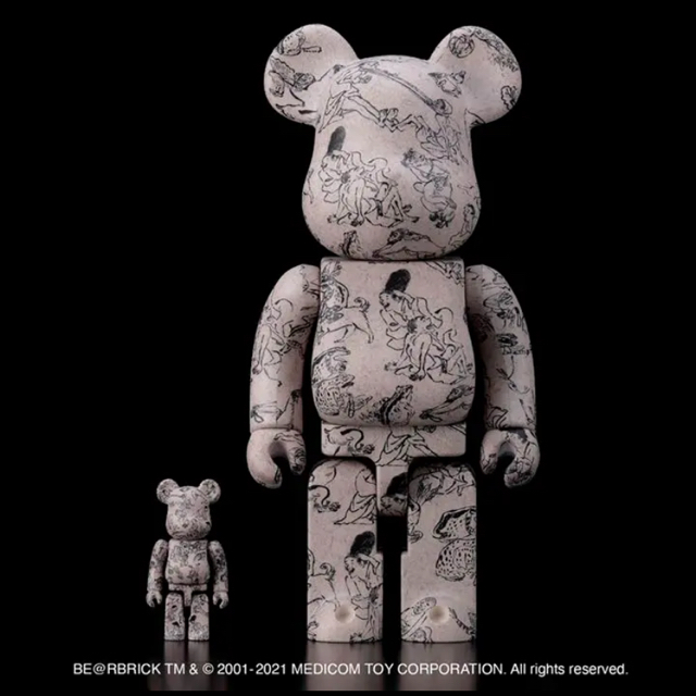 材質本体BE@RBRICK 鳥獣人物戯画 第弍集 100% & 400%