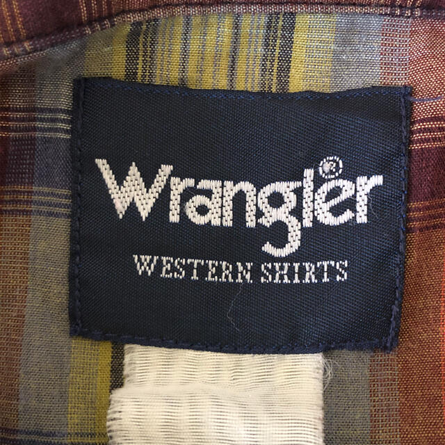 Wrangler(ラングラー)のWrangler ラングラー　ウェスタンシャツ　半袖 メンズのトップス(シャツ)の商品写真