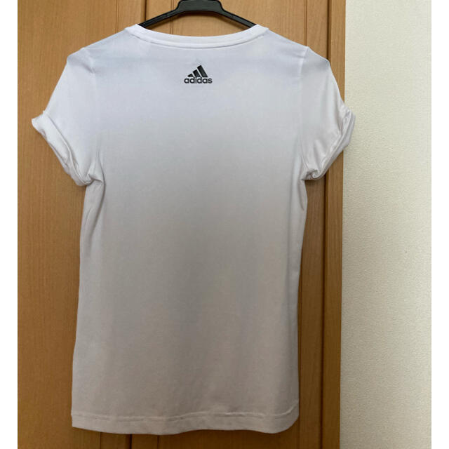 adidas(アディダス)のアディダス　キッズ　白Tシャツ　150 キッズ/ベビー/マタニティのキッズ服男の子用(90cm~)(Tシャツ/カットソー)の商品写真