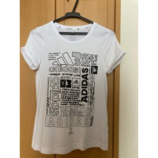 アディダス(adidas)のアディダス　キッズ　白Tシャツ　150(Tシャツ/カットソー)