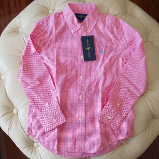 ラルフローレン(Ralph Lauren)の★新品★ラルフローレン 長袖シャツ ピンク 6T 120 男児(ブラウス)