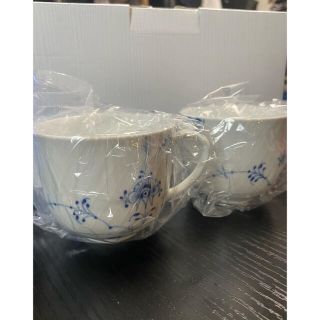 ロイヤルコペンハーゲン(ROYAL COPENHAGEN)のロイヤルコペンハーゲン　ブルーパルメッテ　コーヒーカップ　セット(グラス/カップ)