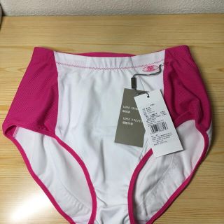 イベット　ランニングフィットネス用ブルマー　ホワイト×ピンクXL(ウェア)