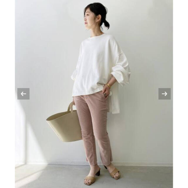 L'Appartement DEUXIEME CLASSE(アパルトモンドゥーズィエムクラス)のREMI RELIEF/レミレリーフ　Corduroy Pants ピンク34 レディースのパンツ(カジュアルパンツ)の商品写真