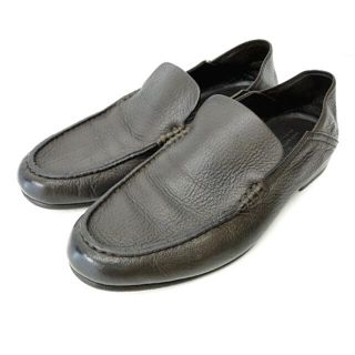 エルメネジルドゼニア(Ermenegildo Zegna)のエルメネジルドゼニア 美品 レザー モカシン ローファー US7 約25cm(スリッポン/モカシン)