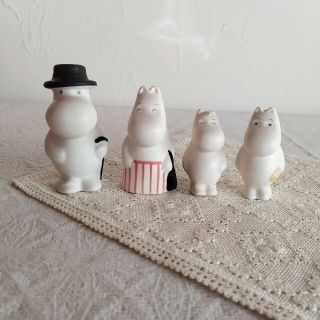 アラビア(ARABIA)の* arabia moomin ❀ vintage ムーミンフィギュア set(置物)