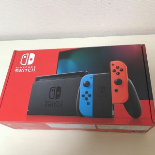 ニンテンドースイッチ(Nintendo Switch)の新型モデル switch 本体 ネオンカラー 中古❤️(家庭用ゲーム機本体)