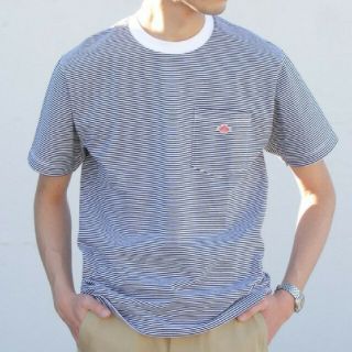 ダントン(DANTON)の新品 DANTON  ダントン Tシャツ カットソー 半袖 ボーダー　42(Tシャツ/カットソー(半袖/袖なし))