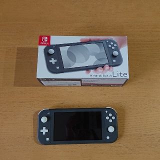 Nintendo Switch Liteグレー ケース・フィルム3枚つき(家庭用ゲーム機本体)