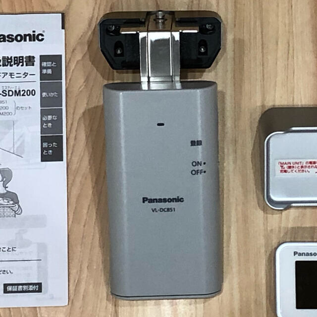 パナソニックのワイヤレスドアモニター　Panasonic　VL-SDM200