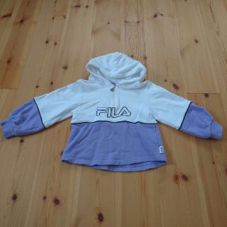 フィラ(FILA)の100cm FILA ハーフジップパーカー(Tシャツ/カットソー)