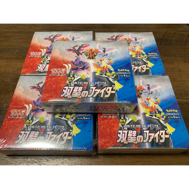 最新の激安 ポケモン シュリンク付未開封 ボックス box 双璧の
