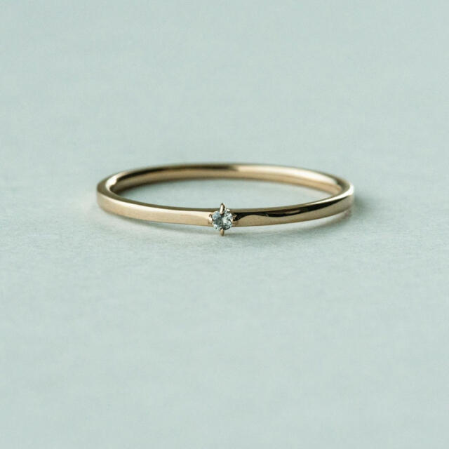 ete(エテ)のete K10MPG ミストピンク グレーダイヤモンド リング 7号 レディースのアクセサリー(リング(指輪))の商品写真