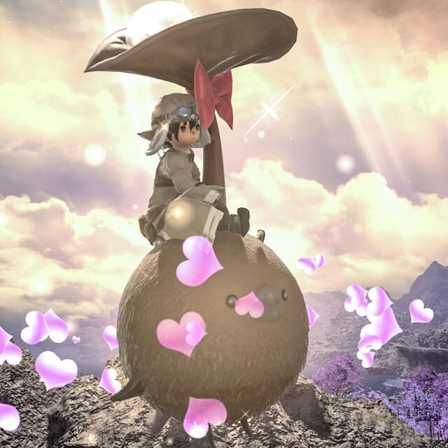 FF14 チョコロポックル マウントコード ローソン限定 アイテム通知のみ 1