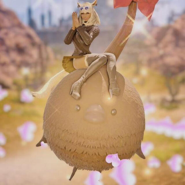 FF14 チョコロポックル マウントコード ローソン限定 アイテム通知のみ 2
