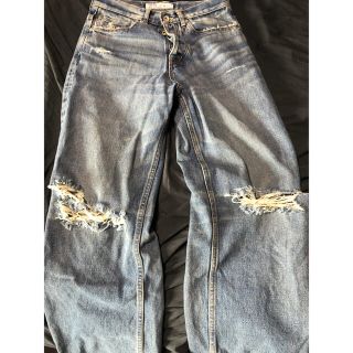 アンユーズド(UNUSED)のDAIRIKU 21ss Damage Straight Denim Pants(デニム/ジーンズ)