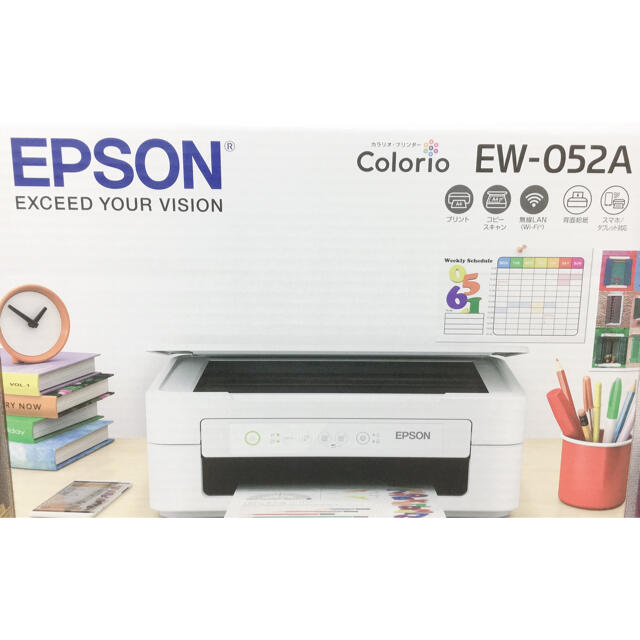 EPSON エプソン プリンター カラリオ EW-052A インク欠品 - PC周辺機器