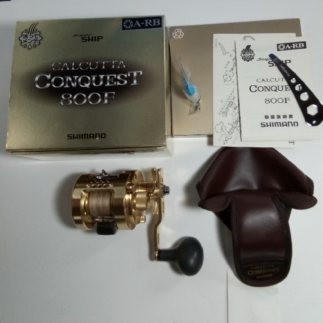 SHIMANOシマノ　CALCUTTA CONQUEST 800F　箱備品付き