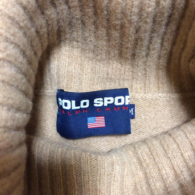 POLO RALPH LAUREN(ポロラルフローレン)のPOLO SPORT☆ベージュタートル レディースのトップス(ニット/セーター)の商品写真