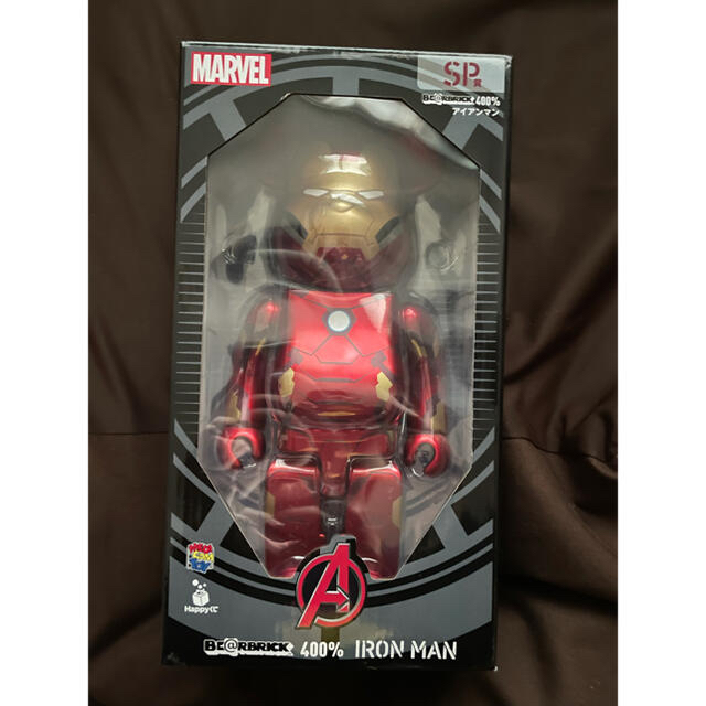 happyくじ　marvel SP賞 BE@RBRICK 400% アイアンマン