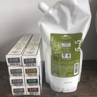 ミルボン - ヴィラロドラカラー 1剤8本 2剤1000ml1本 組み合わせ