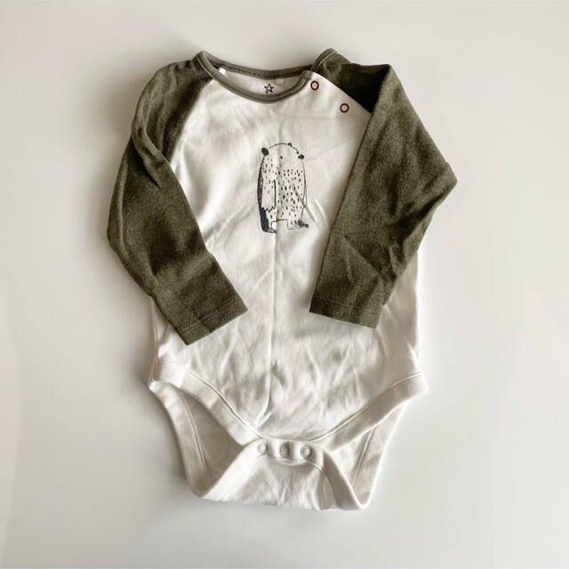 NEXT(ネクスト)のnext baby 長袖ロンパース 6-9m 80 キッズ/ベビー/マタニティのベビー服(~85cm)(ロンパース)の商品写真