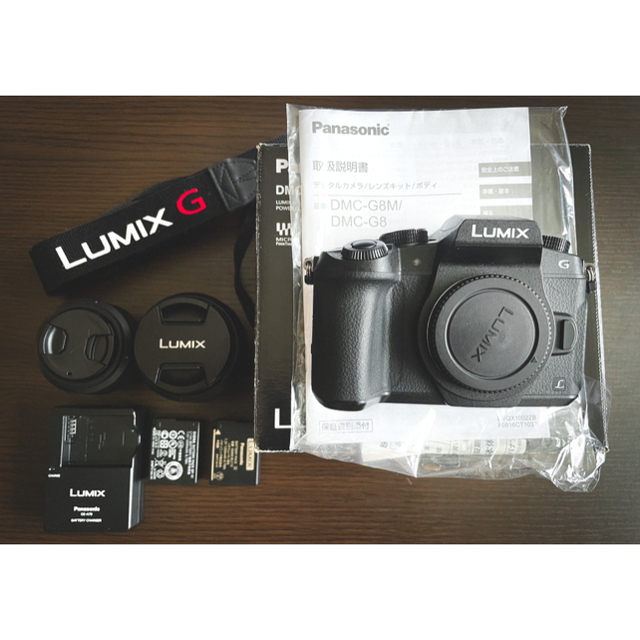 本物の g8 Lumix Panasonic - Panasonic DMC−G8 セット ミラーレス