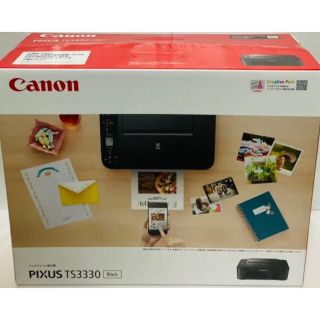 キヤノン(Canon)のCanon インクジェット　複合機プリンター  TS3330 BK インク欠品(PC周辺機器)