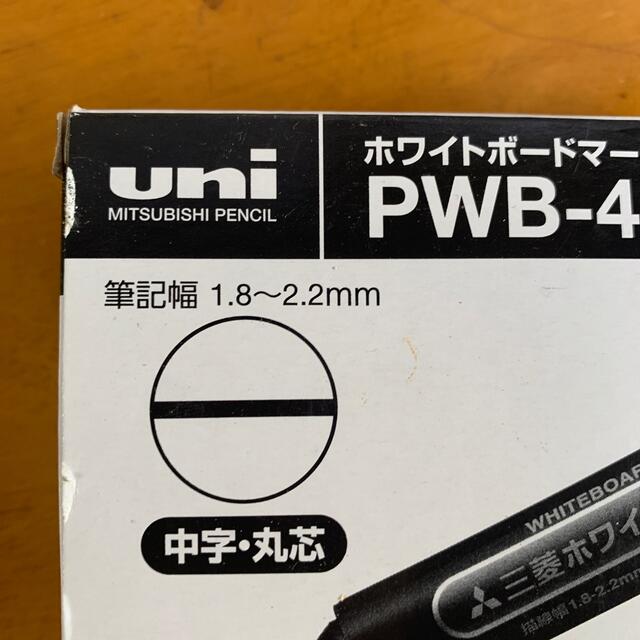 三菱鉛筆(ミツビシエンピツ)のホワイトボードマーカー　赤10本 インテリア/住まい/日用品の文房具(ペン/マーカー)の商品写真