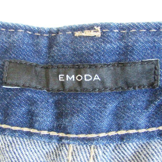 EMODA(エモダ)のEMODA▼エモダ▼ワイドデニムパンツ▼サイズ１▼ウエスト約64cm レディースのパンツ(デニム/ジーンズ)の商品写真