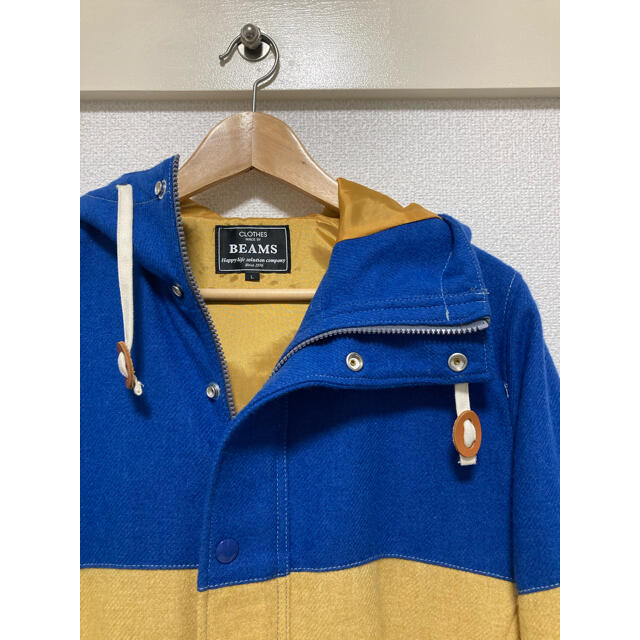 BEAMS(ビームス)のBEAMS メンズジャケット　アウター　秋冬　黄　青 メンズのジャケット/アウター(マウンテンパーカー)の商品写真