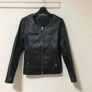 ユナイテッドアローズ(UNITED ARROWS)のノーカラー革ジャン(ノーカラージャケット)