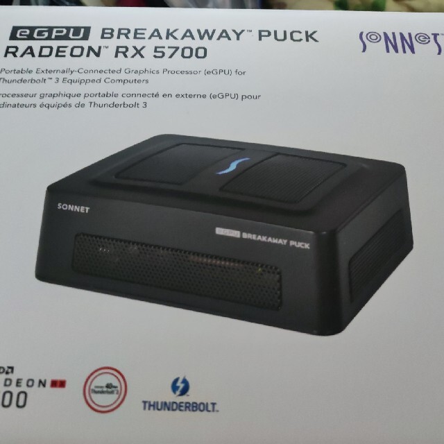 美品　sonnet egfx breakaway puck rx5700　egp スマホ/家電/カメラのPC/タブレット(PC周辺機器)の商品写真