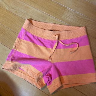 ギャップキッズ(GAP Kids)のgapkids ボーダー　ショートパンツ  オレンジ　夏服(パンツ/スパッツ)