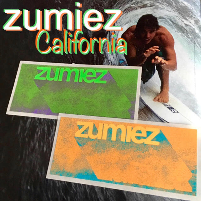 zumiezズミーズUS限定 型抜きzoomロゴデザイン ステッカー 2点セット スポーツ/アウトドアのスポーツ/アウトドア その他(サーフィン)の商品写真