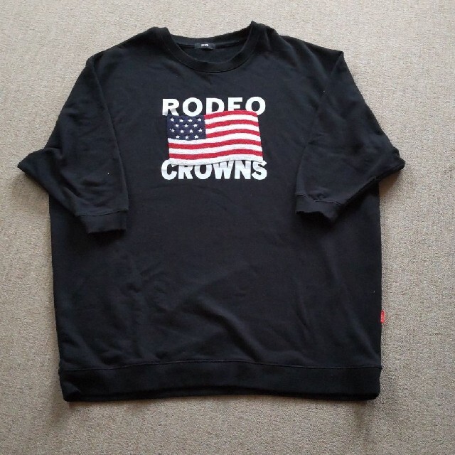 RODEO CROWNS WIDE BOWL(ロデオクラウンズワイドボウル)の大きいサイズ RODEO CROWNS 七部丈トレーナー メンズのトップス(スウェット)の商品写真