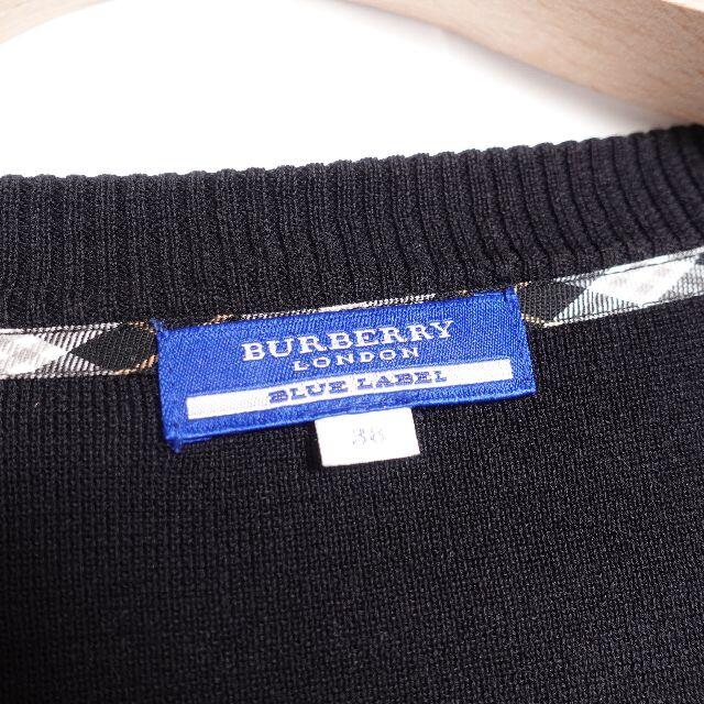 BURBERRY(バーバリー)のBURBERRY　カーディガン　レディース　ブラック レディースのトップス(カーディガン)の商品写真