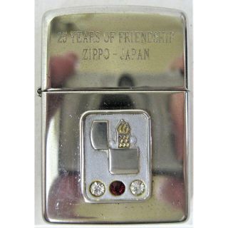 ジッポー(ZIPPO)の希少 廃番 激レア ヴィンテージ 1994年 25周年記念 シルバープレート(タバコグッズ)