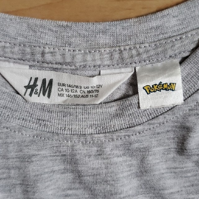 H&M(エイチアンドエム)のH&M　ポケモンキッズ　150cm キッズ/ベビー/マタニティのキッズ服男の子用(90cm~)(Tシャツ/カットソー)の商品写真