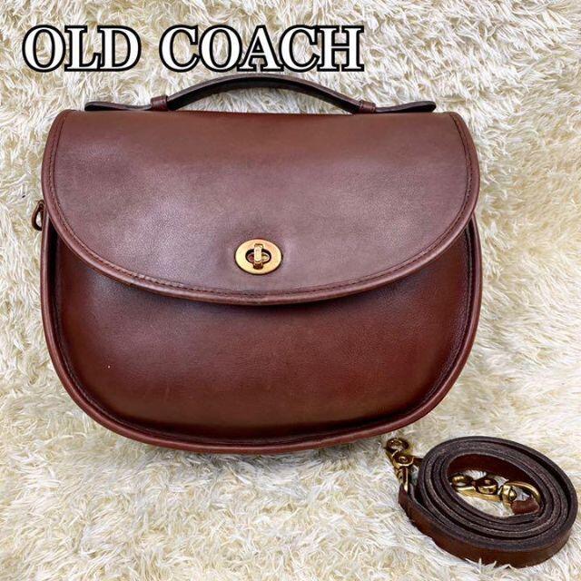 COACH(コーチ)のオールドコーチ ショルダーバッグ 2way プラザ レザー ブラウン チャーム レディースのバッグ(ショルダーバッグ)の商品写真