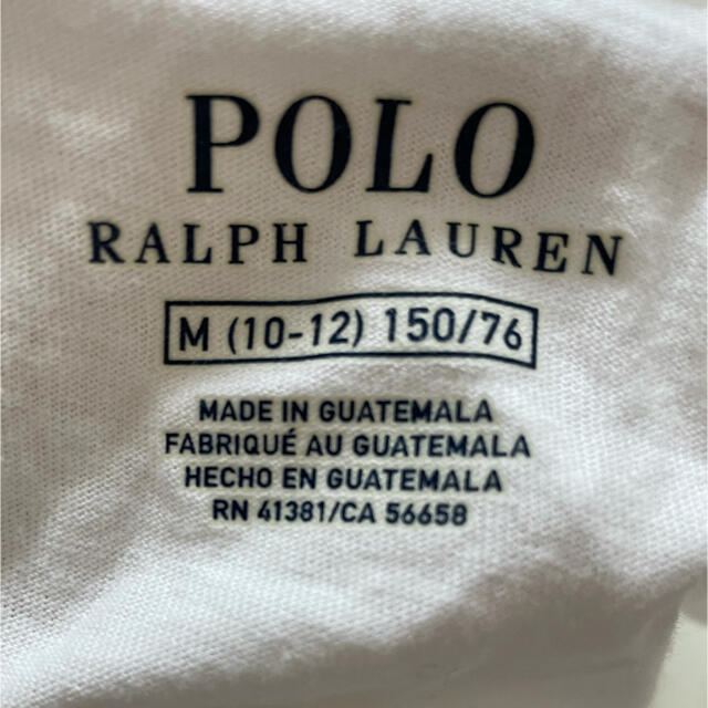 POLO RALPH LAUREN(ポロラルフローレン)のPOLO ラルフローレン 白Tシャツ Mサイズ レディースのトップス(Tシャツ(半袖/袖なし))の商品写真