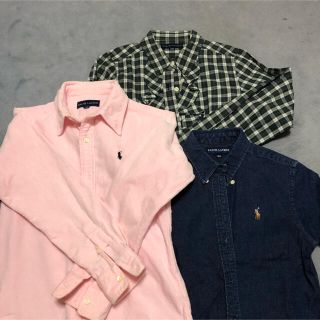 ラルフローレン(Ralph Lauren)のラルフローレン　140  シャツ3枚セット(Tシャツ/カットソー)