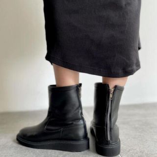 アパルトモンドゥーズィエムクラス(L'Appartement DEUXIEME CLASSE)のCAMINANDO TRECK SOLE BACK ZIP BOOTS(ブーツ)