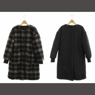 ローズバッド(ROSE BUD)のローズバッド 19AW リバーシブルコート F ベージュ ブラック ブルー (その他)