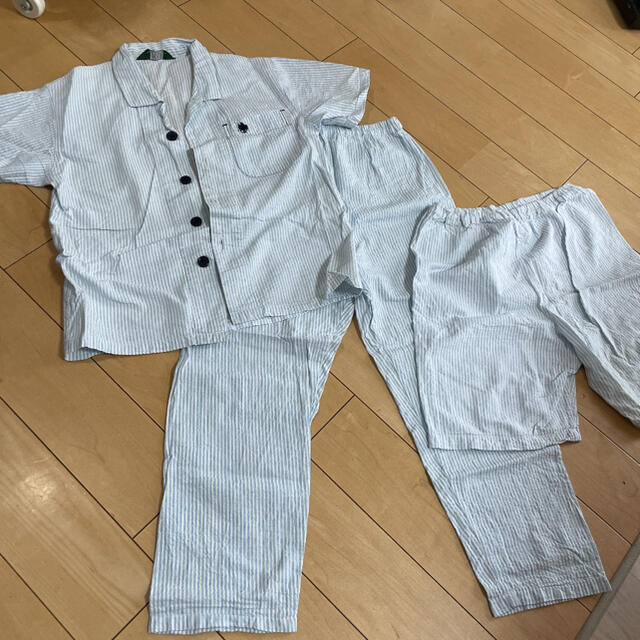 ぷーま様専用。POLO キッズパジャマ　130   3点セット キッズ/ベビー/マタニティのキッズ服男の子用(90cm~)(パジャマ)の商品写真