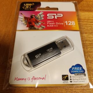 silicon power USBメモリ3.1 未使用128GB(PC周辺機器)