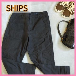 シップス(SHIPS)の【定番アイテム】SHIPS シップス Sサイズ ブラック  ベイカーパンツ(カジュアルパンツ)