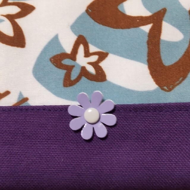 ハンドメイド♪嵐Hawaiiポーチ(紫) エンタメ/ホビーのタレントグッズ(アイドルグッズ)の商品写真