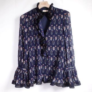 トリーバーチ(Tory Burch)のTory Burch　ブラウス　レディース　ネイビー/花柄(シャツ/ブラウス(長袖/七分))